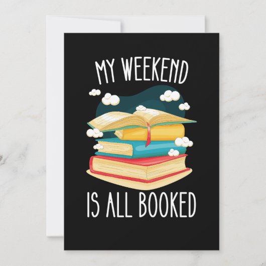 週末は予約の好きな人ばかりだ 招待状 (正面)