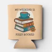 週末は本でいっぱい! 本好きのためのデザイン 缶クーラー (裏面)