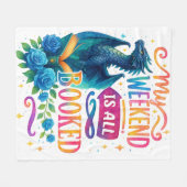 週末は満室だ フリースブランケット (正面(横))