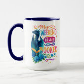 週末は満室だ マグカップ (左)