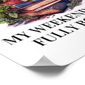 週末は満室だ | 英語先生 ポスター (角)