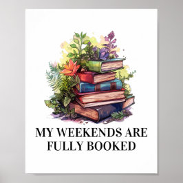 週末は満室だ | 英語先生 ポスター