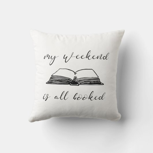 週末は満席だ クッション (裏面)