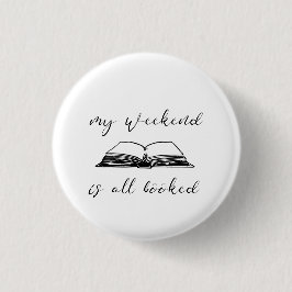 週末は満席だ 缶バッジ