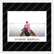 週末は黒のストライプのInstagramのポストを冒険します Instagramポスト