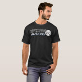 週末はMahjongの100チャンスを予測しました Tシャツ (正面フル)
