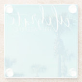 週末を祝って下さい ガラスコースター (裏面)