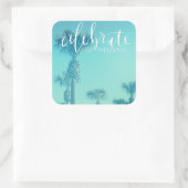 週末を祝って下さい スクエアシール (バッグ)