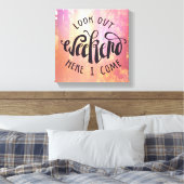 週末を見て来る キャンバスプリント (インサイチュ (寝室))