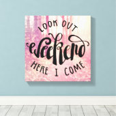 週末を見る来2 キャンバスプリント (インサイチュ (ウッドフロア))