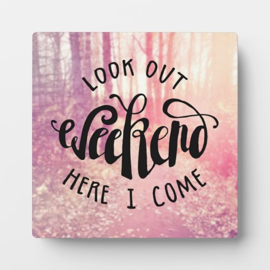 週末を見る来2 フォトプラーク (正面)