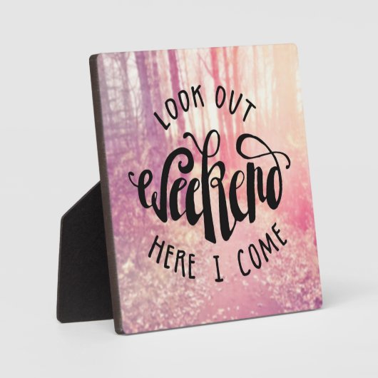 週末を見る来2 フォトプラーク (正面)