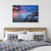 週末を過ぎて私はベッドから出ることにした キャンバスプリント (インサイチュ (寝室))