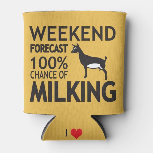 週末カスタマイズ予測ナイジェリア矮星ヤギ 缶クーラー (正面)