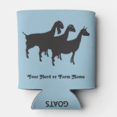 週末カスタマイズ予測3つの乳製品ヤギ 缶クーラー (裏面)