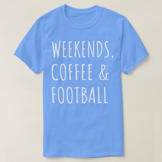 週末コーヒーとI 1 Tシャツ (デザイン正面)