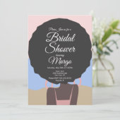 週末ビーチブライダルシャワーガーリー招待状 招待状 (スタンド正面)