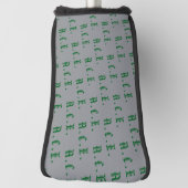 週末マネーゲームゴルフダッドオールドイングリッシュパターン ゴルフヘッドカバー (回転90)