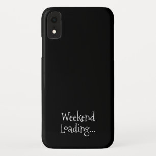 週末ロードおもしろいカジュアルタイポグラフィ iPhone XRケース