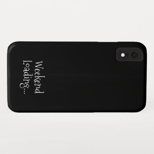 週末ロードおもしろいカジュアルタイポグラフィ Case-Mate iPhoneケース (裏面(横))