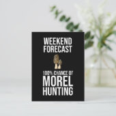 週末予報 - モレル狩りの確率100% ポストカード (スタンド正面)