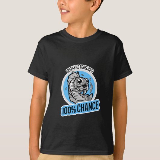 週末予報 100% チャンス Tシャツ (正面)