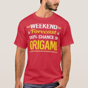 週末予測100折り紙 Tシャツ