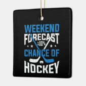 週末予測100% セラミックオーナメント (左)