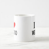 週末大好き！週末最高！ コーヒーマグカップ (中央)