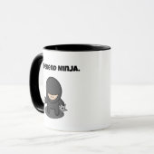 週末忍者おもしろいかわいい日本アニメ マグカップ (正面左)