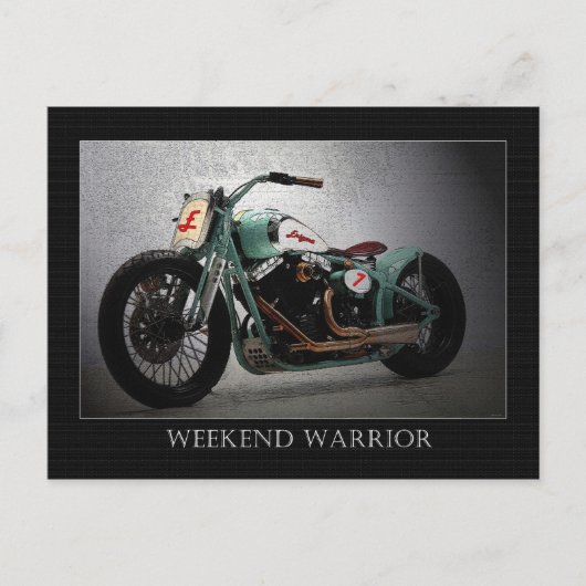 週末戦士はがき ポストカード (正面)