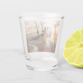 週末旅行のパーソナライズされたバチェロレッテショット ショットグラス (裏面)