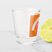 週末旅行のパーソナライズされたバチェロレッテショット ショットグラス (左)