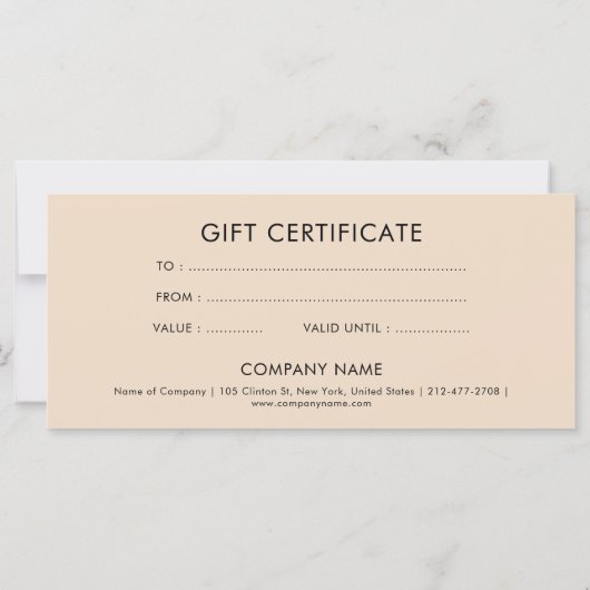 週末誕生日驚きの旅行ギフト券 (裏面)