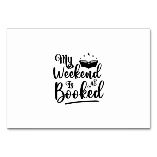 週末読の美術は全て予約だ テーブルナンバー (正面)