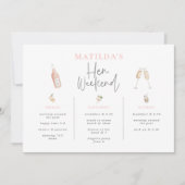 週末3日間の水色カクテルシャンパン (正面)