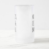 週末、コーヒーと野球 フロストグラスビールジョッキ (中央)