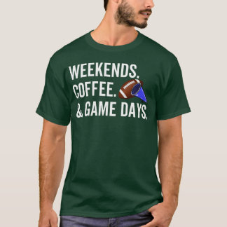 週末+コーヒー+ゲームデー+友達+ヴィンテージ Tシャツ