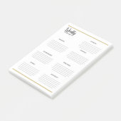 週次のタスク一覧： ポストイット (アングル)