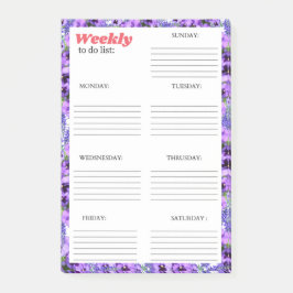 週次のタスク一覧： ポストイット