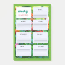 週次のタスク一覧：