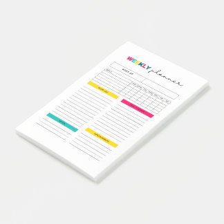 週次プランナー仕訳帳 ポストイット