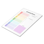 週次プランナー ノートパッド (アングル)