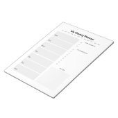 週次プランナー ノートパッド (アングル)