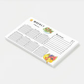 週次プランナー ポストイット (アングル)