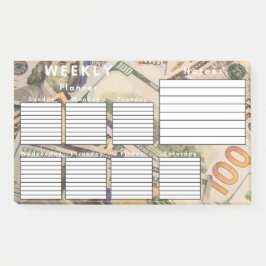 週次プランナー ポストイット