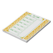 週次予定表 ノートパッド (回転)