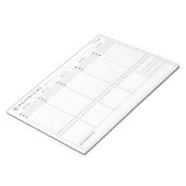 週次優先順位プランナー ノートパッド (アングル)