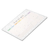 週次To Doリスト ノートパッド (アングル)