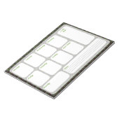 週間のやることリストプランナーノート ノートパッド (アングル)